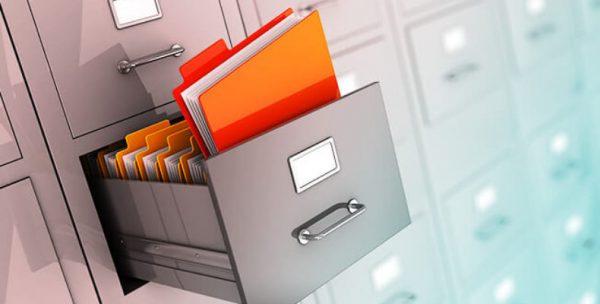 O caminho do processo de organização e guarda de documentos