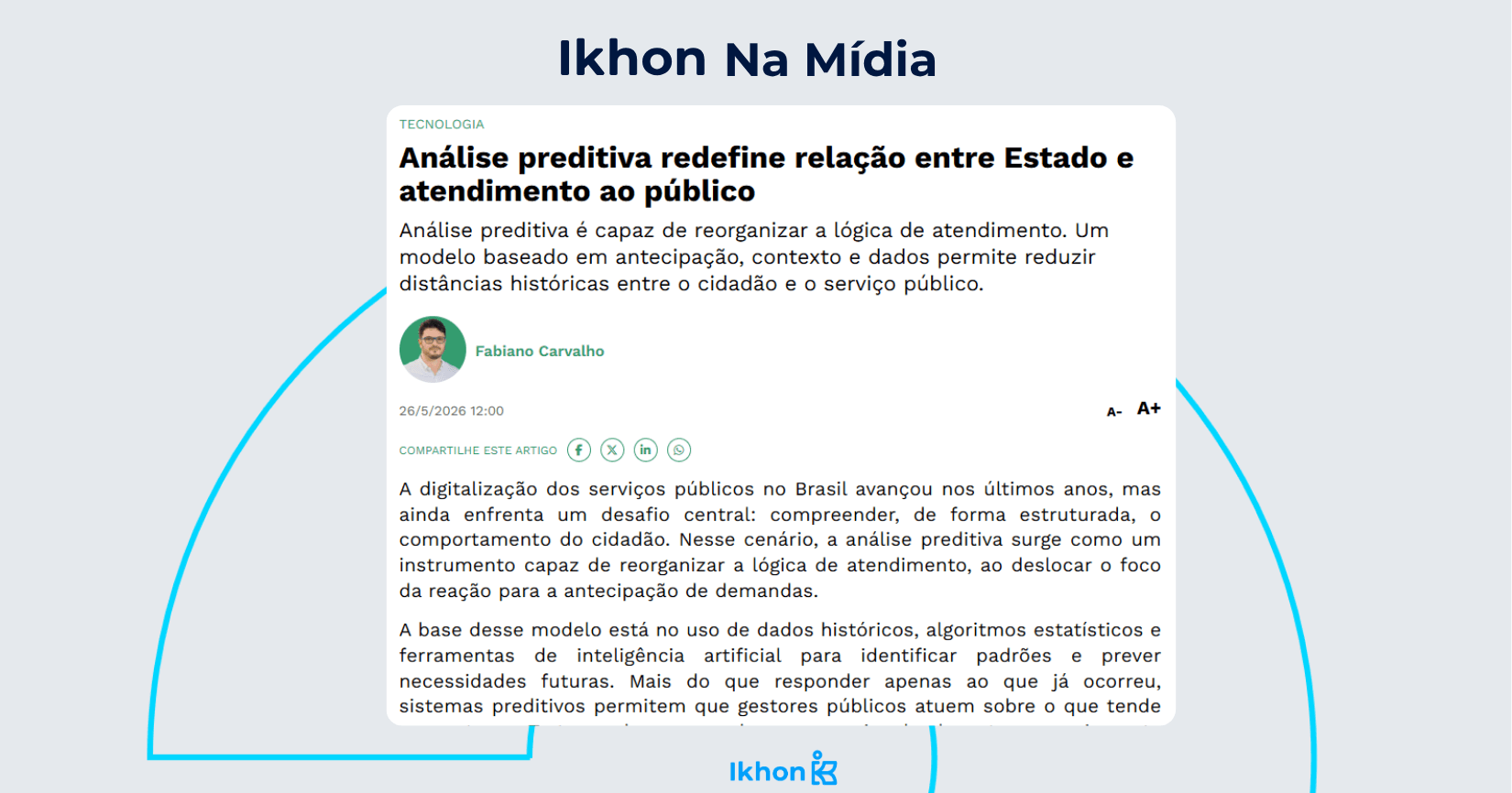 Análise preditiva redefine relação entre Estado e atendimento